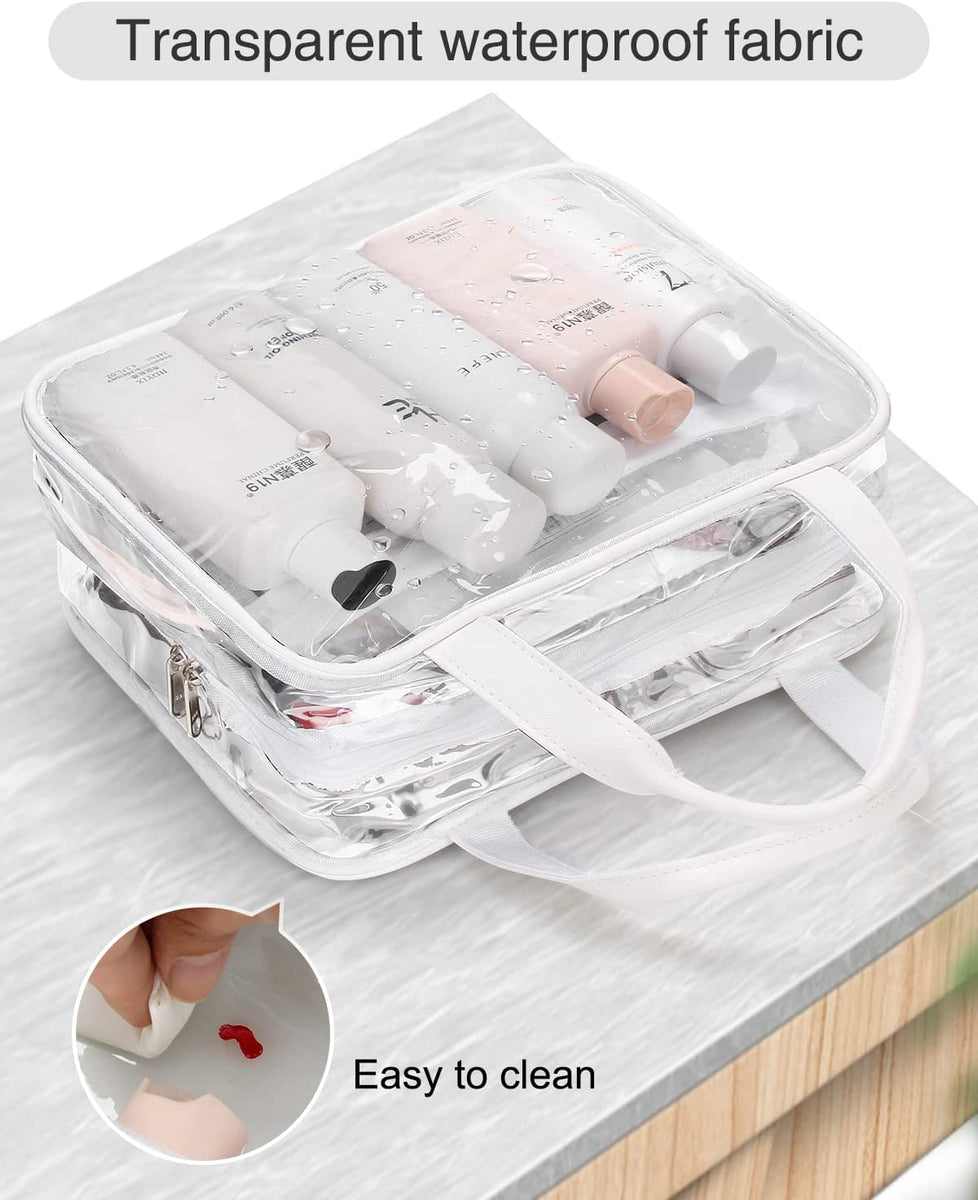 Clear Travel Toiletry Bag with Detachable TSA Approved – Relavelbag