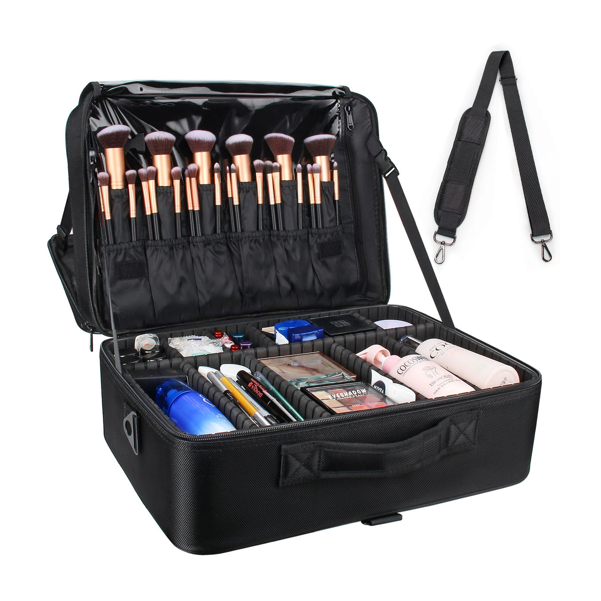 Large makeup travel case sale