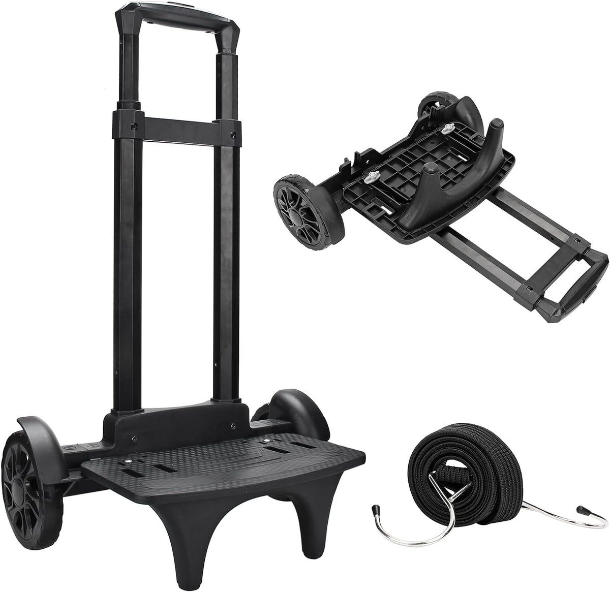 Relavel Folding Hand Truck Lightweight Trolley Cart with 2 Big Wheels Relavelbag