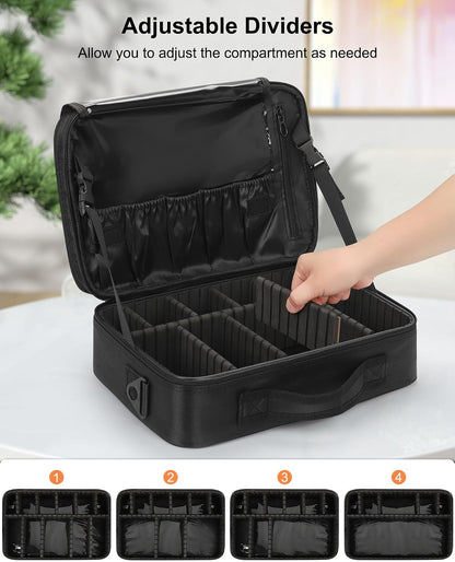 Black Medium Makeup Case