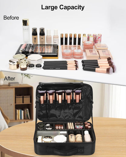 Black Medium Makeup Case