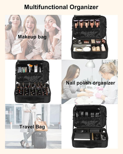 Black Medium Makeup Case