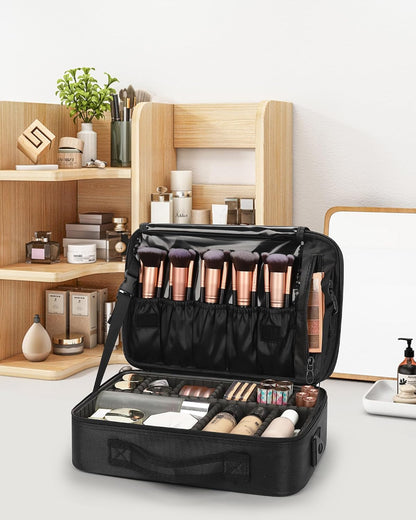 Black Medium Makeup Case
