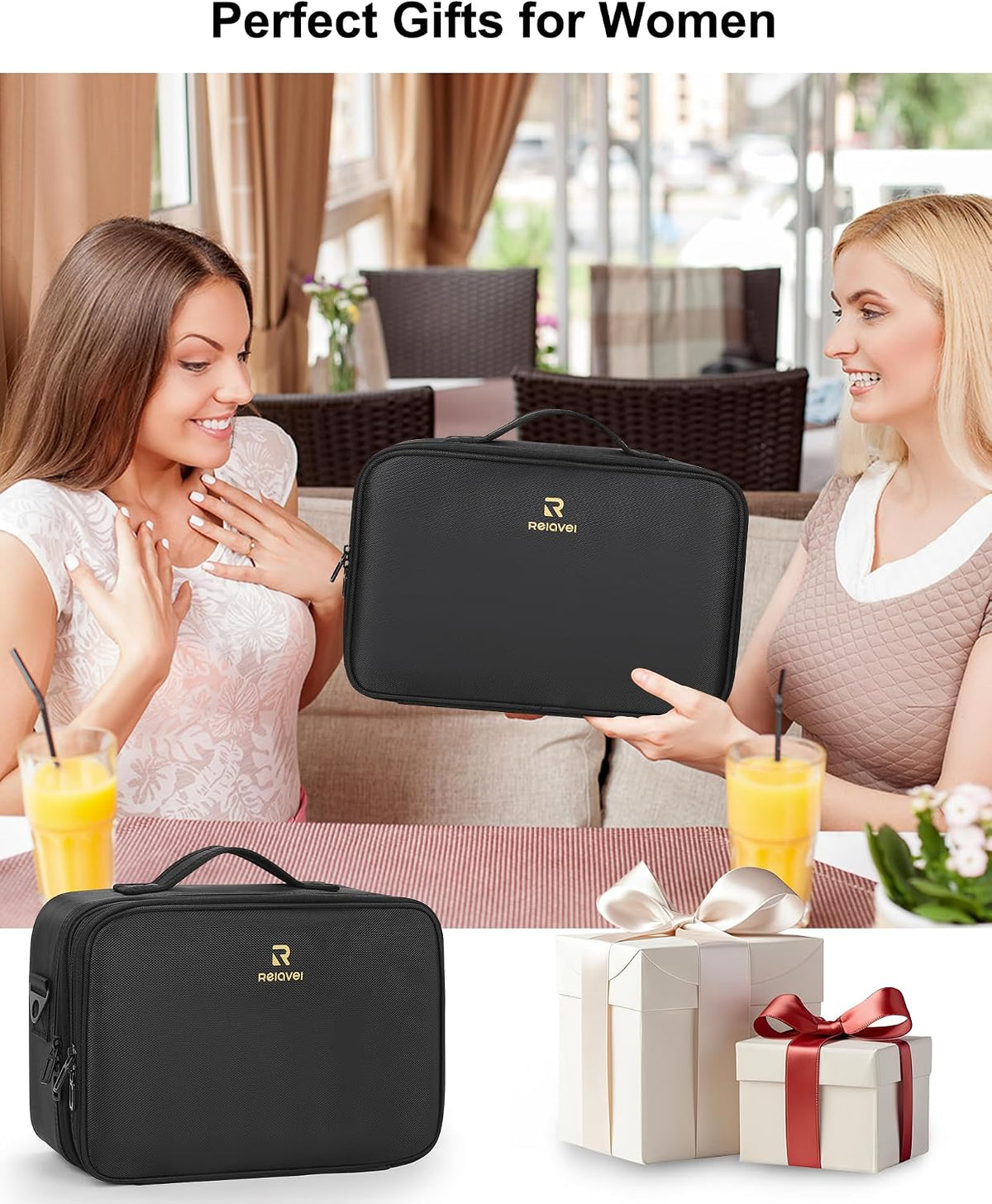 Black Medium Makeup Case