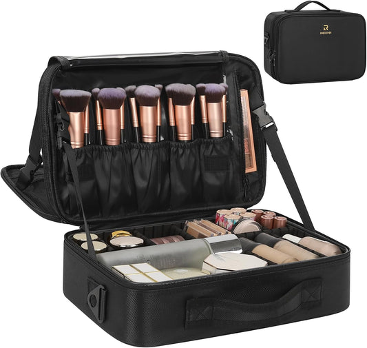 Black Medium Makeup Case