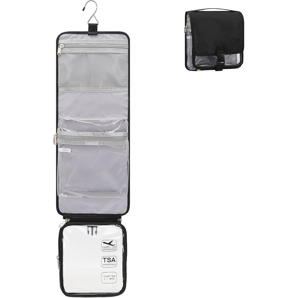 Travel Toiletry Bag with Detachable TSA Approved