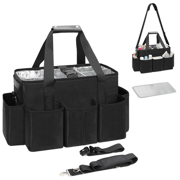 Extra Large Hairstylist Traveling Bag with Adjustable Dividers and Multi Pockets
