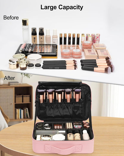 Pink Medium Makeup Case
