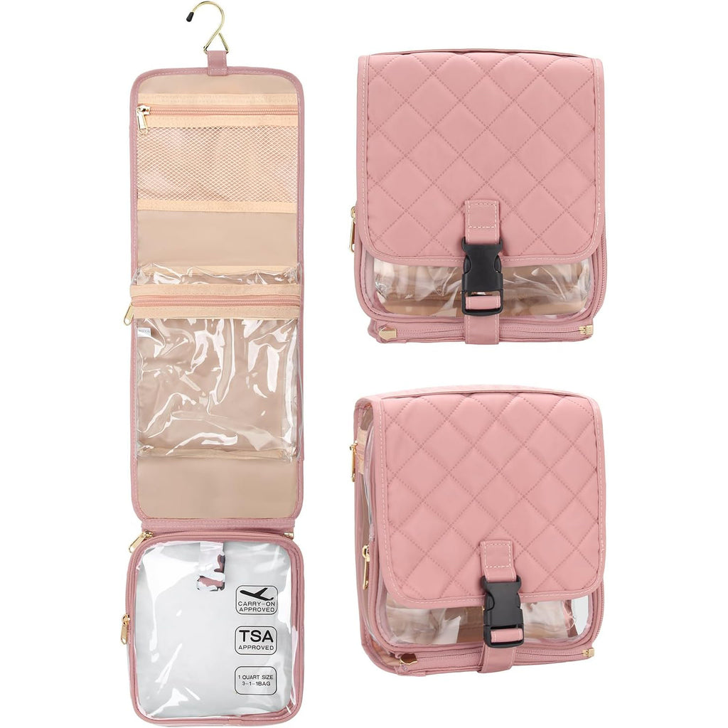 Travel Toiletry Bag with Detachable TSA Approved