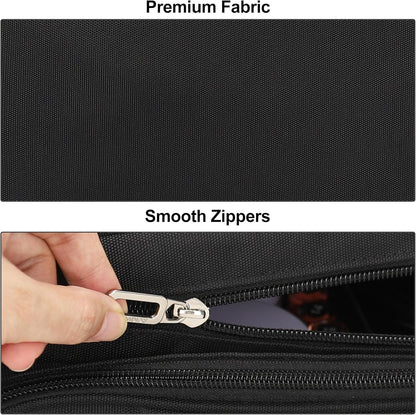 Available for sale in the United States only.Portable Large Makeup Organizer Bag with 2 Pouches & Detachable Dividers