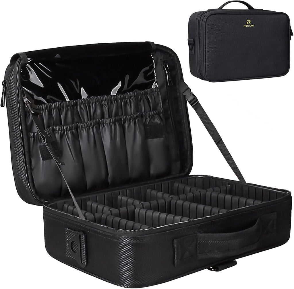 Black Medium Makeup Case