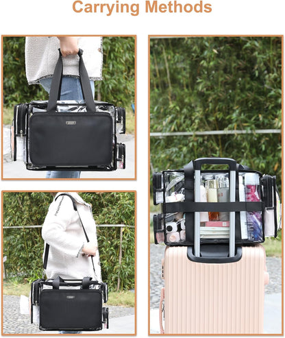 Relavel Clear Extra Large Travel Makeup & Toiletry Bag