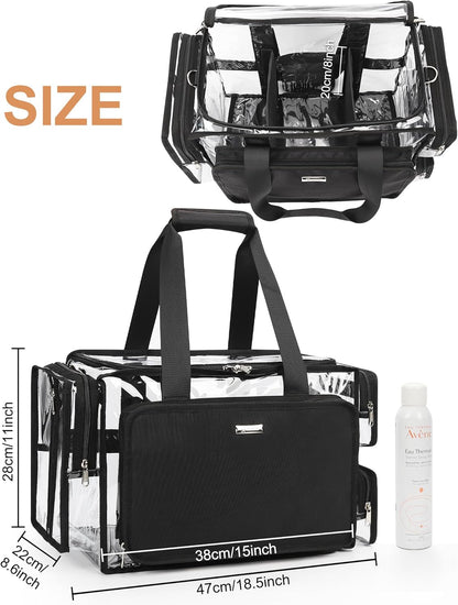 Relavel Clear Extra Large Travel Makeup & Toiletry Bag