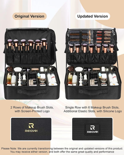 Black Extra Large Makeup Case
