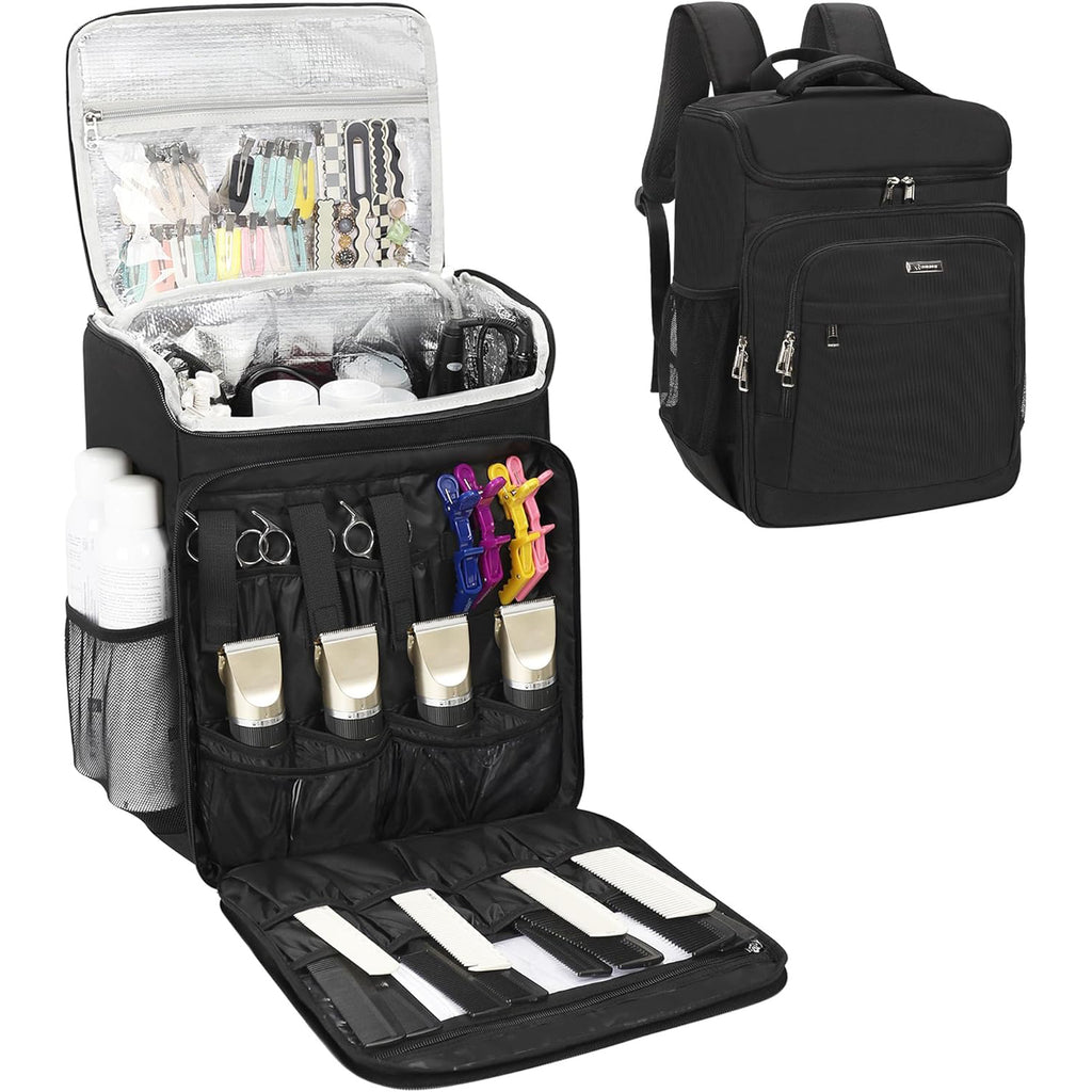 Relavel Hairstylist Travel Backpack for Clippers and Supplies