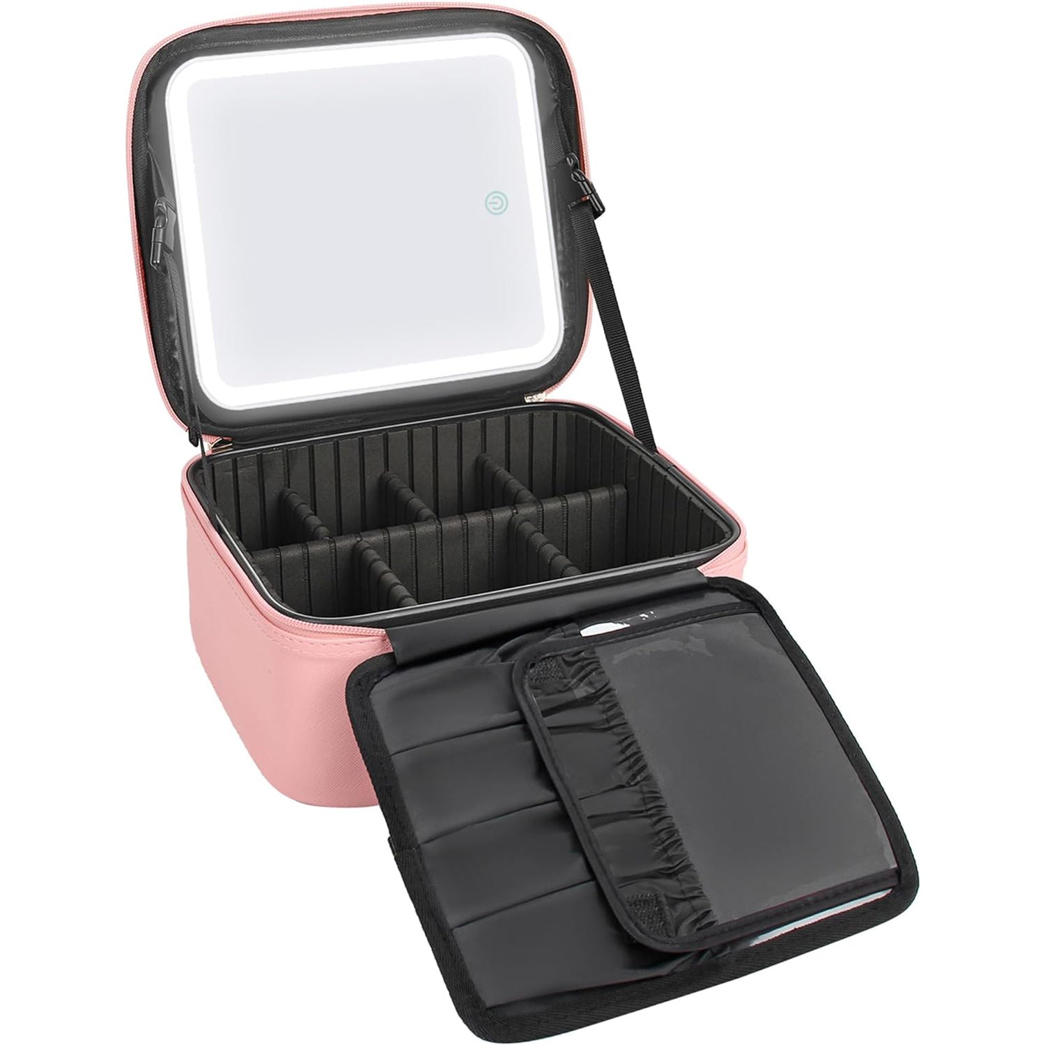 Relavel Black Small Makeup Case with Light Up Mirror – Relavelbag