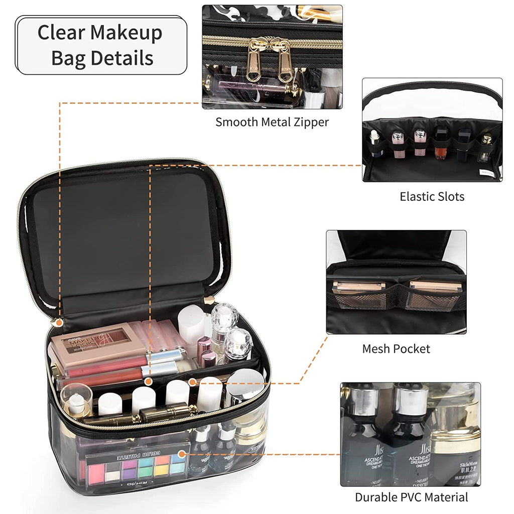 Roll Up Makeup Bag Cosmetic Bag Travel Case Toiletry Organizer – kubag