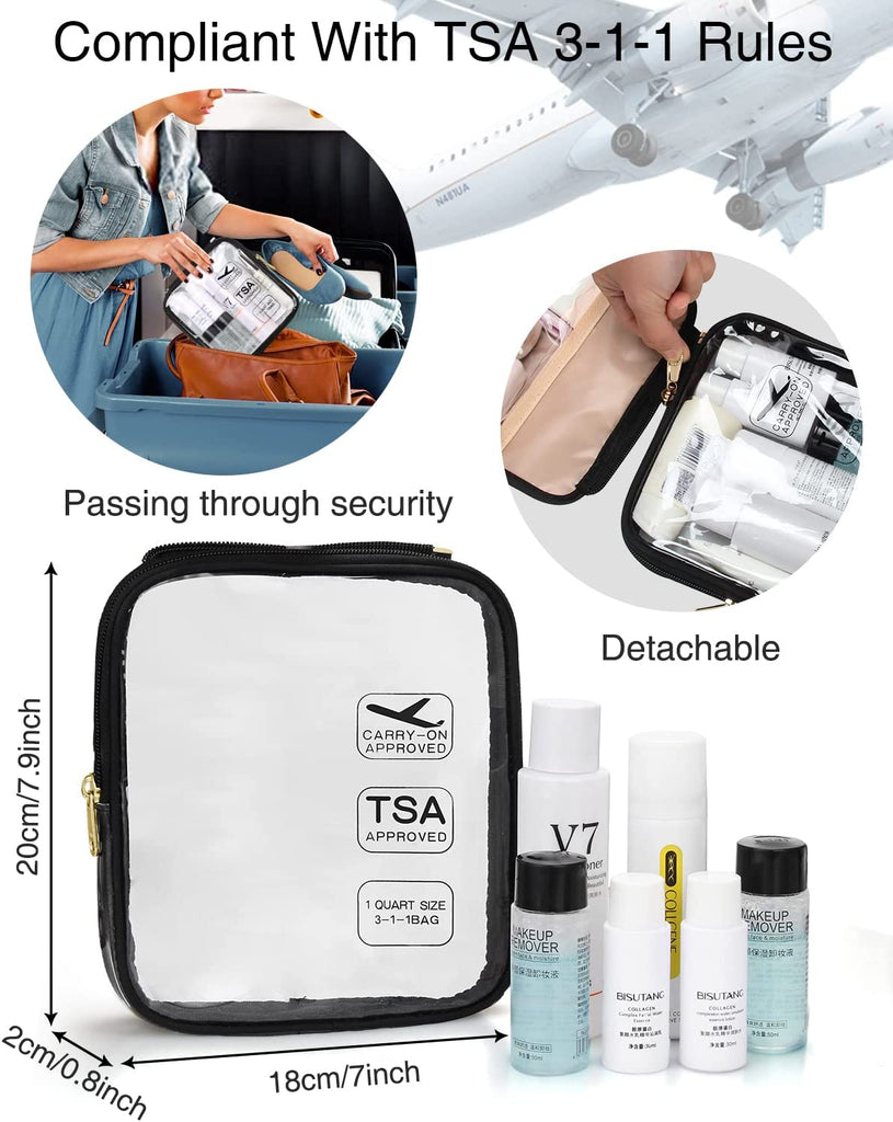 Travel Toiletry Bag with Detachable TSA Approved Relavelbag